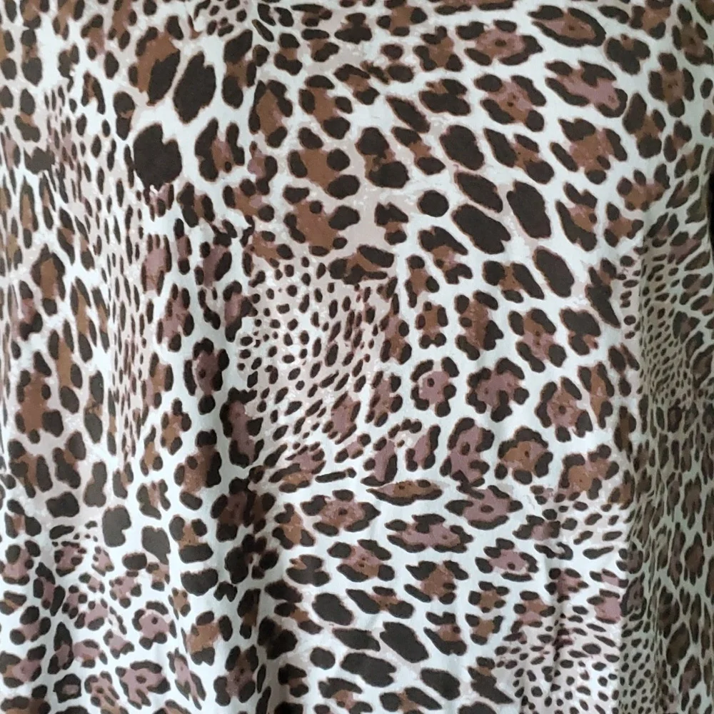 Tyler Boe Alexa Womens Pink Leopard Animal Print A Line Dress Cotton size Small - Picture 3 of 4
